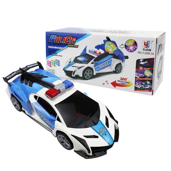 Carro Policial Turbo com Luzes e Som – Corre, Brilha e Encanta!