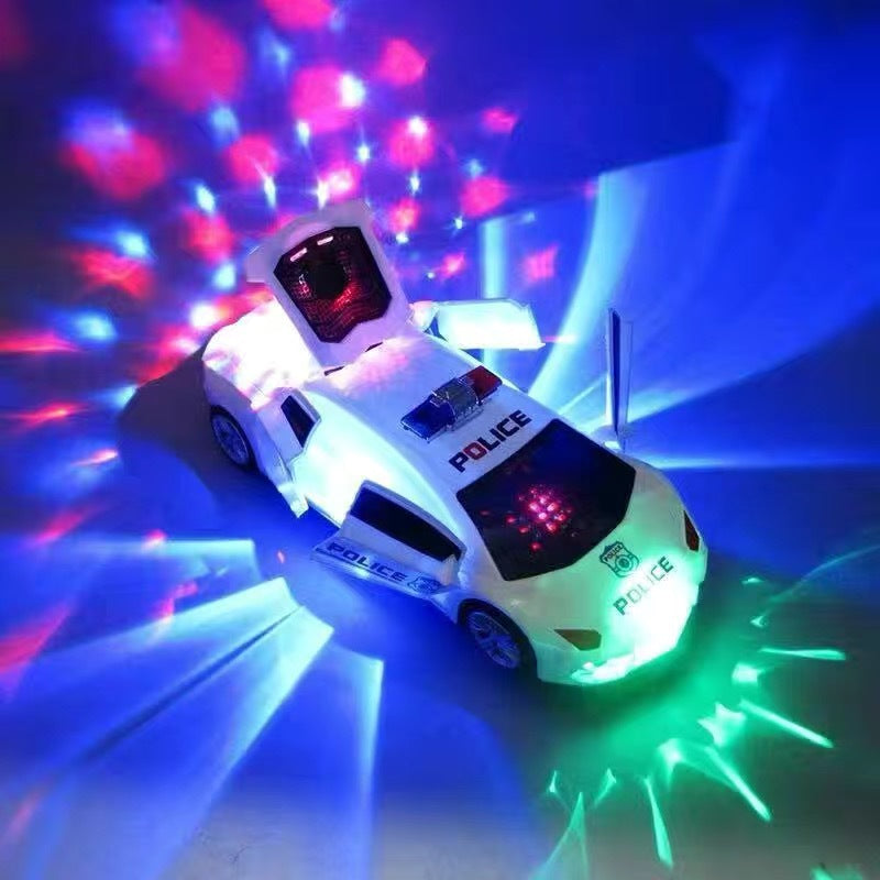 Carro Policial Turbo com Luzes e Som – Corre, Brilha e Encanta!