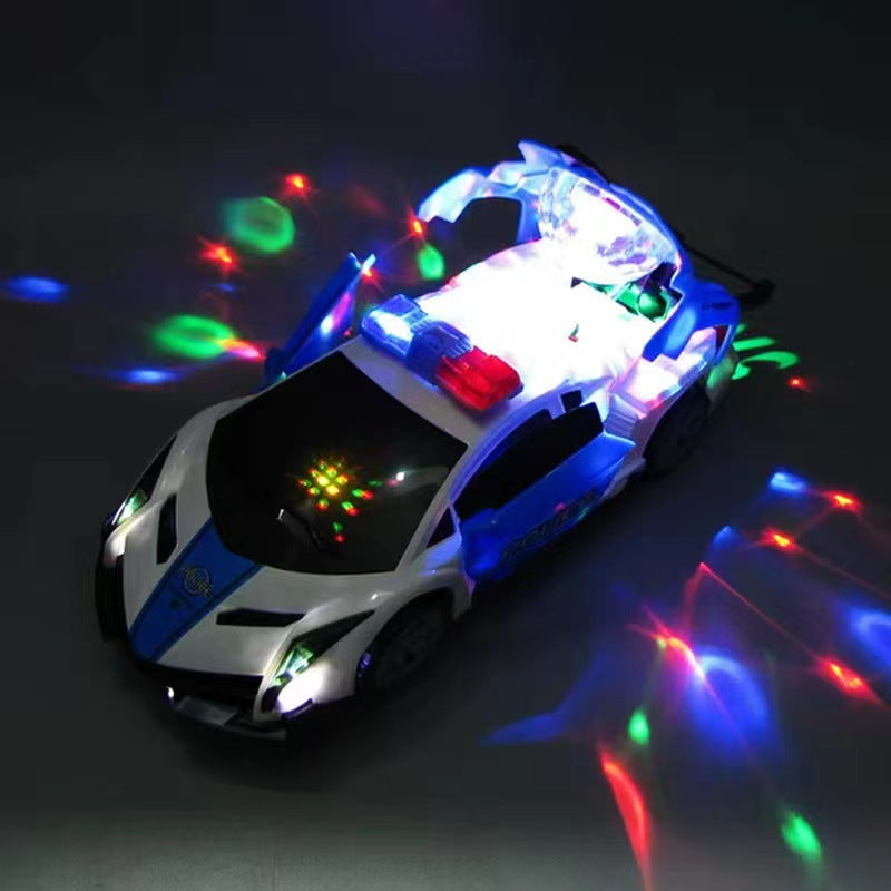 Carro Policial Turbo com Luzes e Som – Corre, Brilha e Encanta!