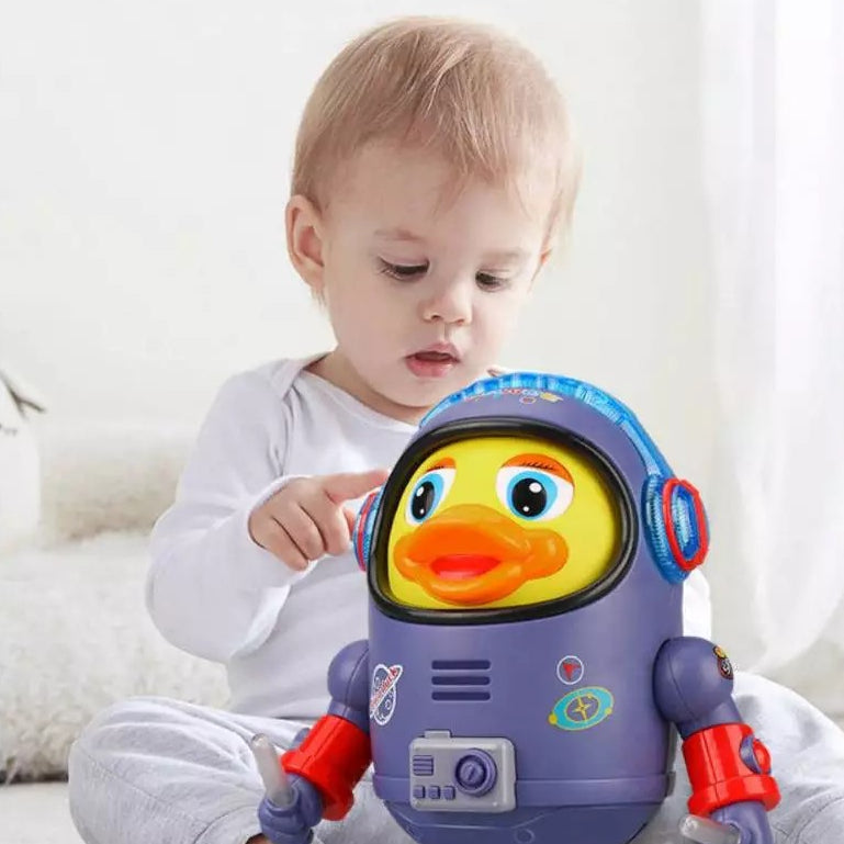 Brinquedo Pato Astronauta Dançante