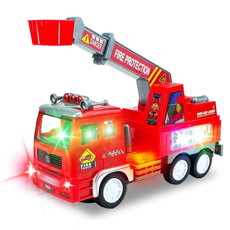 Carrinho de Bombeiro com Escada e Música