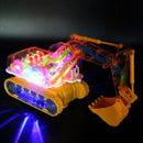 Brinquedo Trator Transparente Sensorial