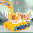 Brinquedo Trator Transparente Sensorial