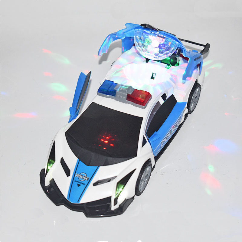Carro Policial Turbo com Luzes e Som – Corre, Brilha e Encanta!