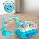 Brinquedo Trator Transparente Sensorial