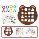 Brinquedo de Puzzle Montessori - Formas Geométricas