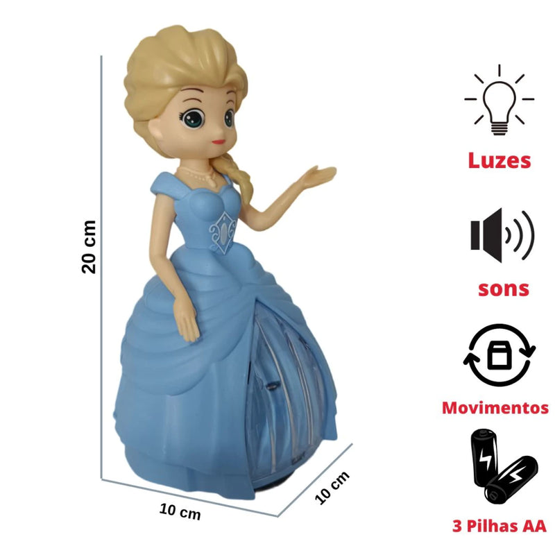 Boneca Elsa Frozen Musical Canta e Dança