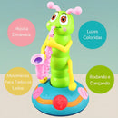 Brinquedo Lagarta Dançante com Saxofone