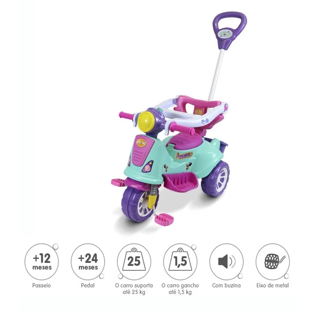 Triciclo de Passeio Infantil Avespa