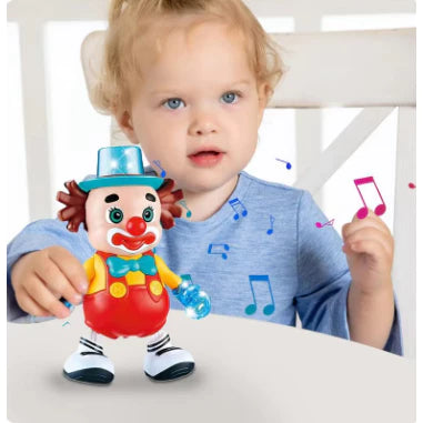 Brinquedo Palhaço Dançarino Com Luzes - Interativo e Divertido
