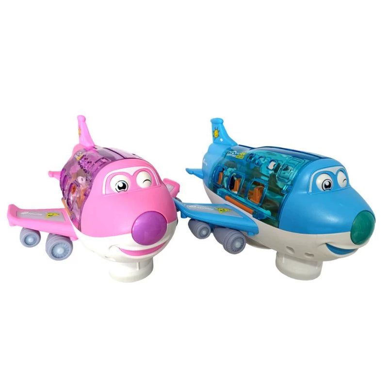 Avião Mágico Brilhante -  Aventura e Aprendizado em Cada Voo!