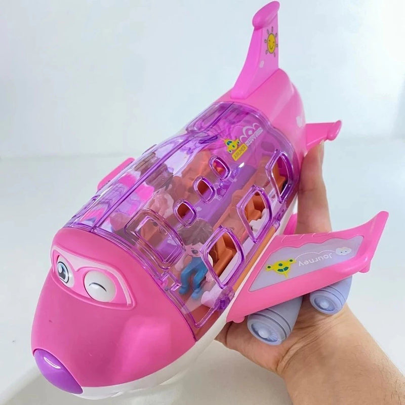 Avião Mágico Brilhante -  Aventura e Aprendizado em Cada Voo!