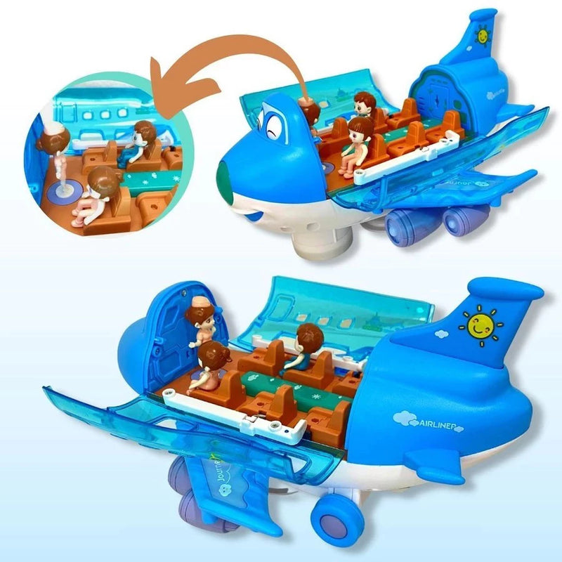 Avião Mágico Brilhante -  Aventura e Aprendizado em Cada Voo!