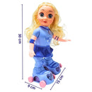 Boneca Patinadora Mágica™ – Patina, Brilha e Encanta!