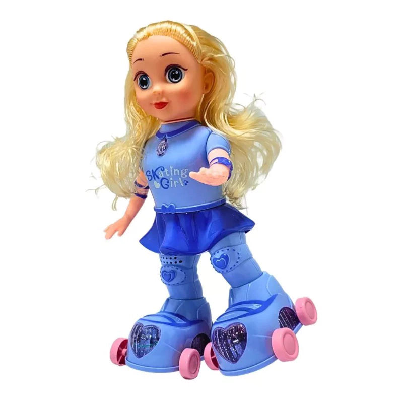 Boneca Patinadora Mágica™ – Patina, Brilha e Encanta!