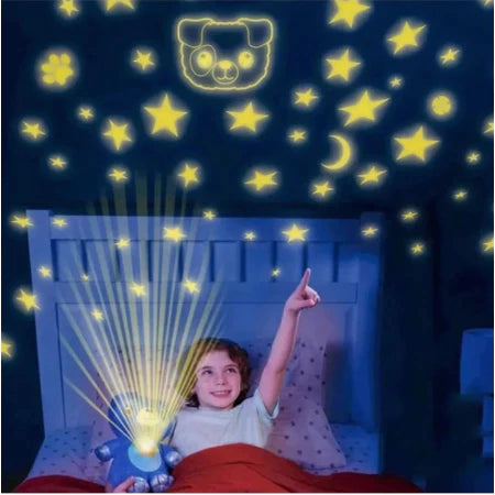 Pelúcia Mágica StarBelly™ – Com Luzes, Canções e Projeção de Estrelas