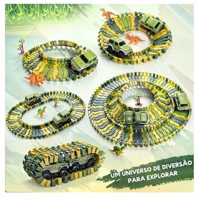 Pista Jurássica de Dinossauro Infantil - Presenteie e Encante!