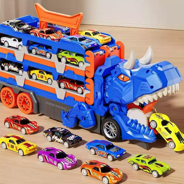 Caminhão DinoTruck Max – Engole Carrinhos e Cria Aventuras!