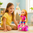 Boneca Skater Mágica™ – Movimento, Luz e Aventura Sobre Rodas