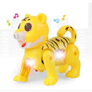 Brinquedo Tigre de Com Som E Luz Musical