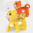 Brinquedo Tigre de Com Som E Luz Musical