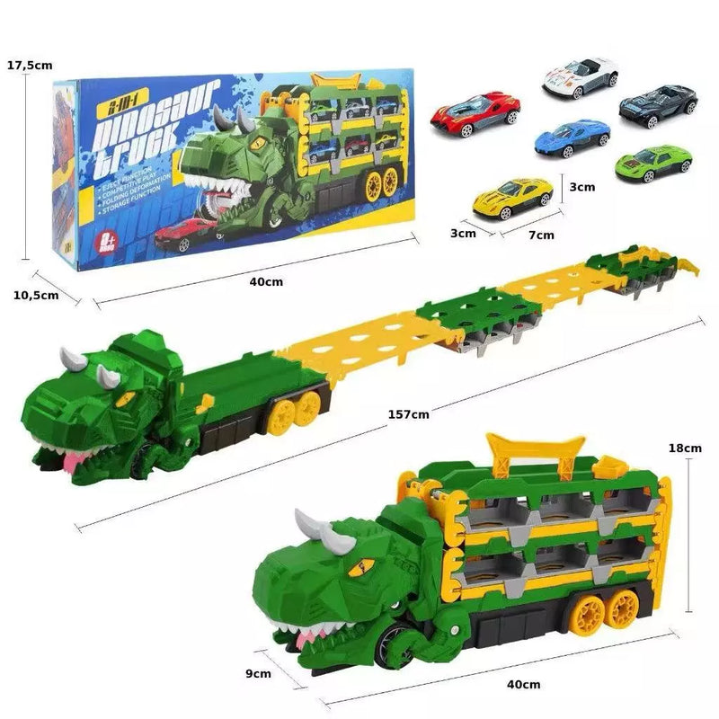 Caminhão DinoTruck Max – Engole Carrinhos e Cria Aventuras!