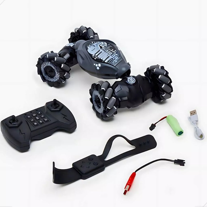 Carrinho Futurista 360™ – Gira, Corre e Obedece Com Um Gesto!