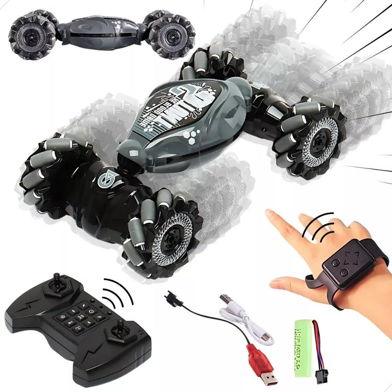 Carrinho Futurista 360™ – Gira, Corre e Obedece Com Um Gesto!
