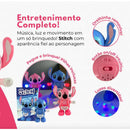 Brinquedo Stitch Dançarino Musical - Show de Luzes e Diversão