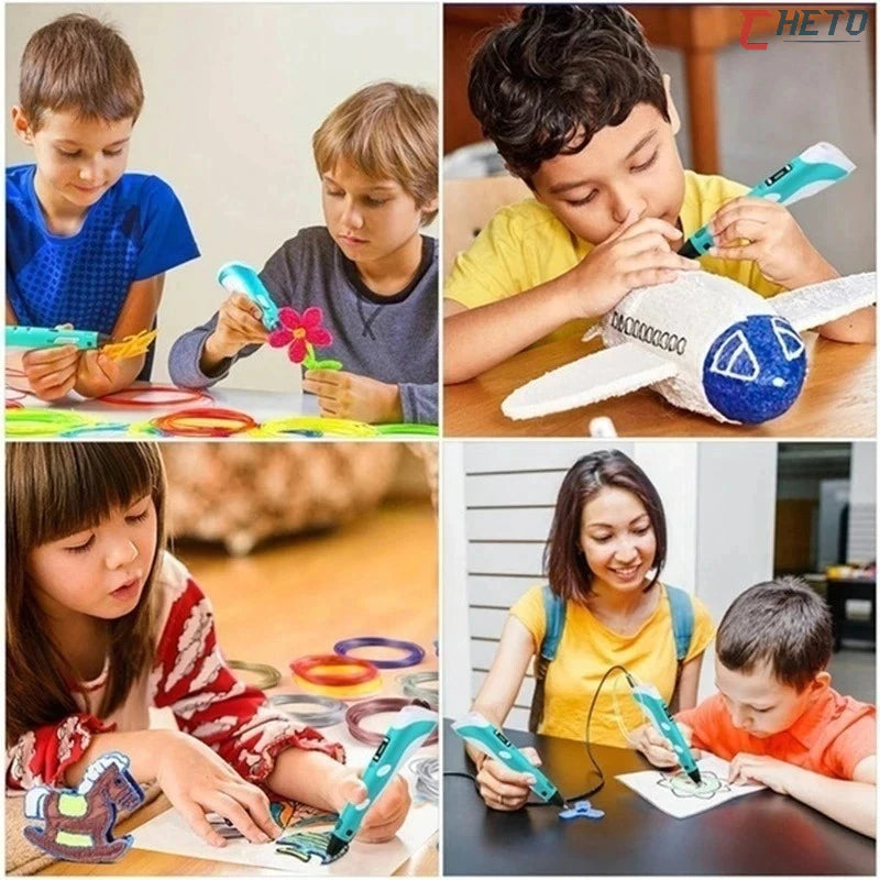 Caneta 3D Criativa - Dê Vida às Ideias do Seu Filho!