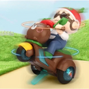 Triciclo Giratório Ursinho™ - Gira, Brilha e Encanta!