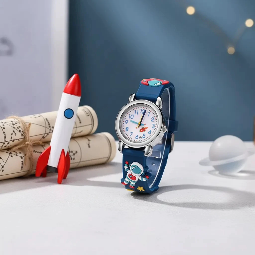 Kit Relógio AstroKids - A Aventura Espacial no Pulso do Seu Filho!