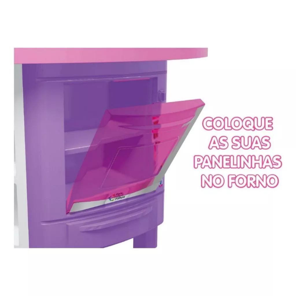 Kit Cozinha Pequena Chef - Fogão, Pia e Utensílios Completos Pra Horas de Diversão!