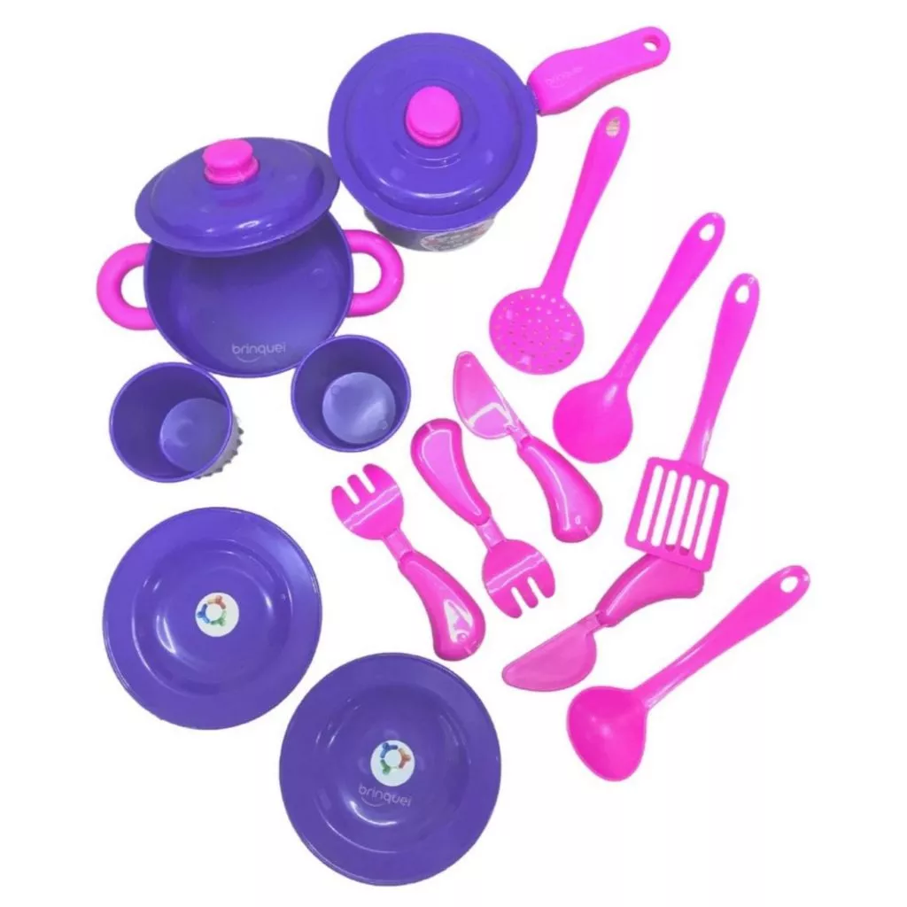 Kit Cozinha Pequena Chef - Fogão, Pia e Utensílios Completos Pra Horas de Diversão!