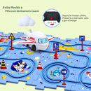 Pista Astronauta Puzzle™ – Monte, Ligue e Deixe a Imaginação Decolar!