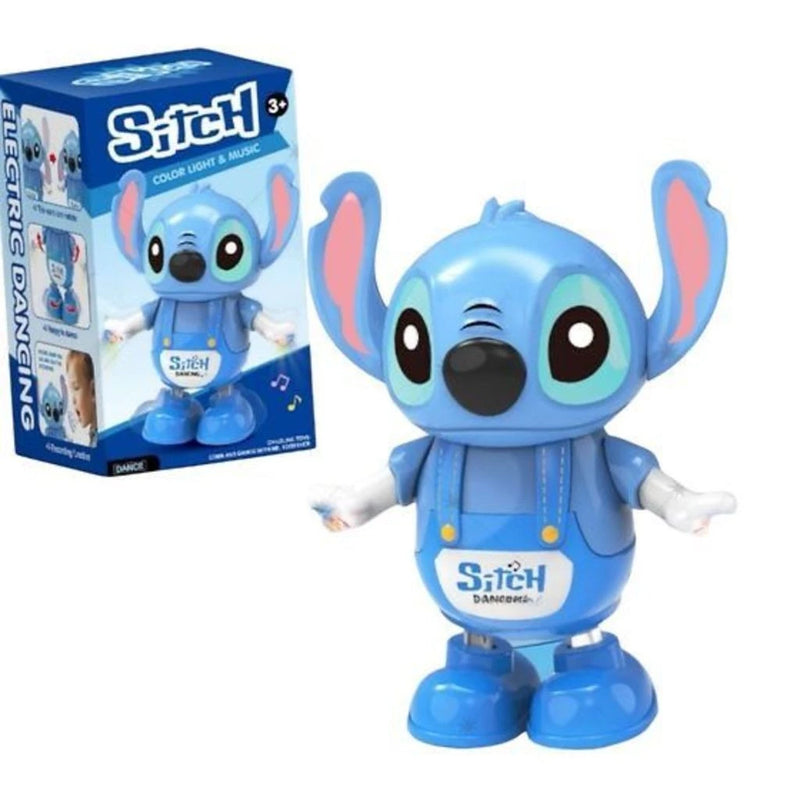 Brinquedo Stitch Dançarino Musical - Show de Luzes e Diversão